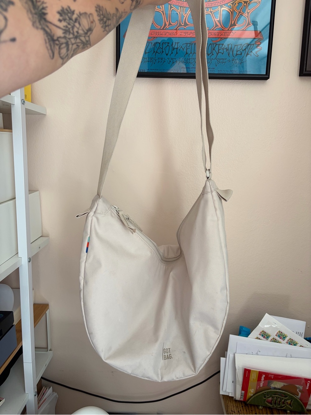 GOT BAG Moon Large in “soft shell”